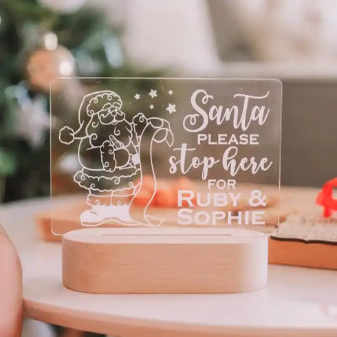 Personalised Christmas Night Light