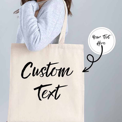 Personalised Printed Tote Bag - Uncommongifts.in