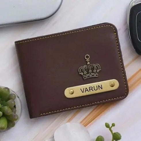 Customized Men's Wallet Rakhi Combo