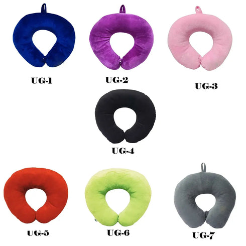 Personalised Printed Kids Neck Pillow - Black