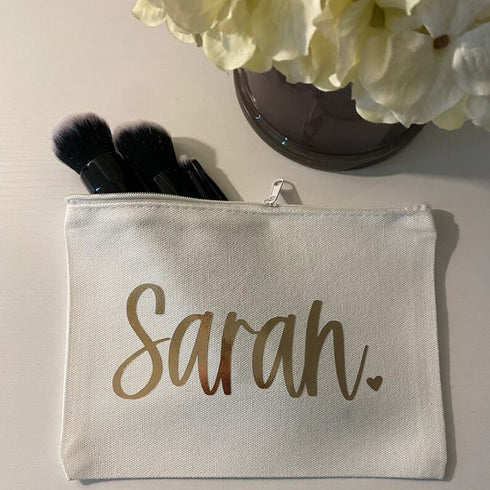 Personalised Makeup Pouch for Women