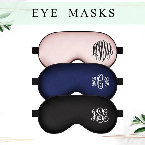 Personalized Satin Printed Eye Mask