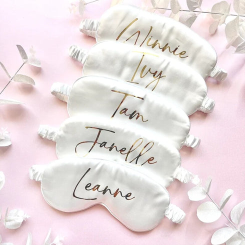 Personalized Bride Printed Eye Mask
