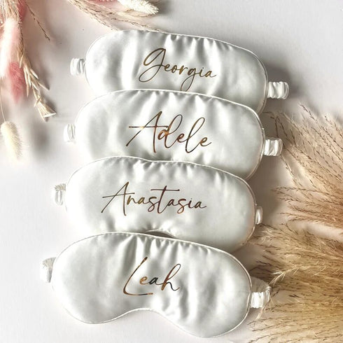 Personalized Bride Printed Eye Mask