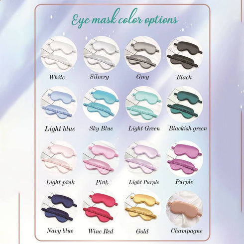 Personalized Satin Printed Eye Mask