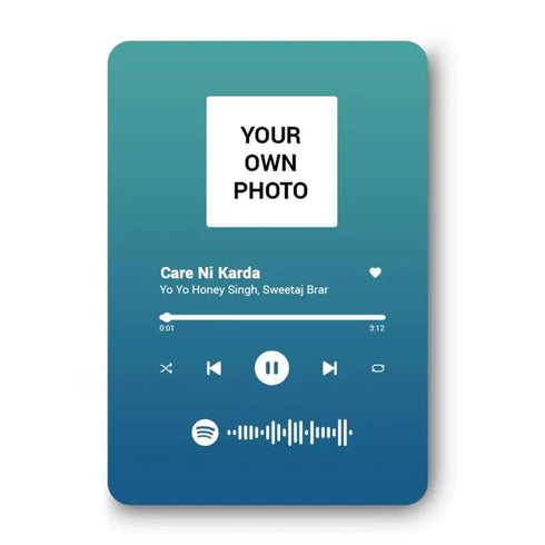 Personalised Spotify Magnet