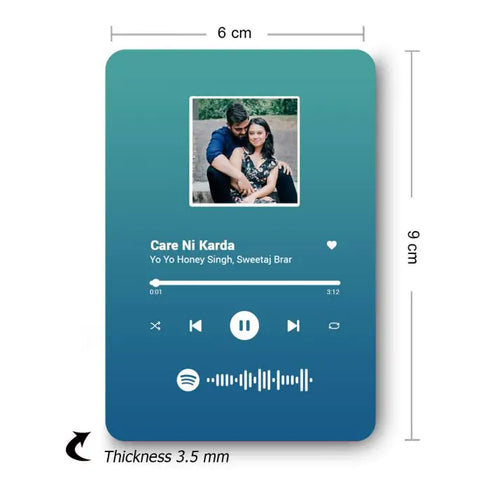 Personalised Spotify Magnet