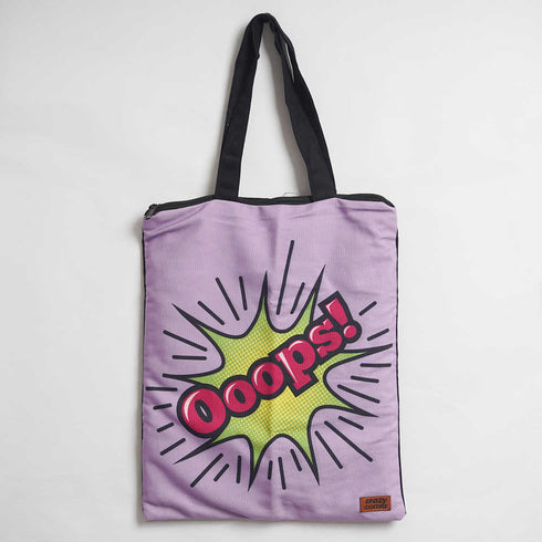 ooops Printed Tote Bag