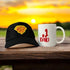 Personalized Super Dad Cap And Mug Combo