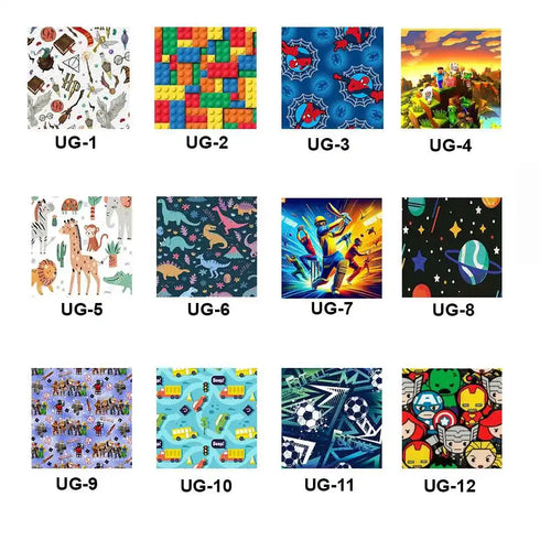 Personalized Cartoon Printed Stationery Pouch for Kids