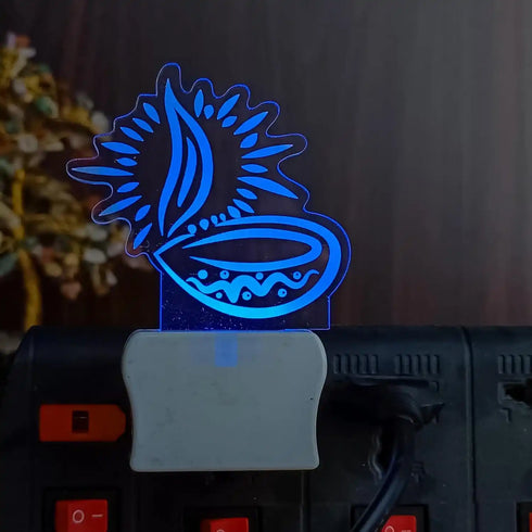 Plug & Glow Diya Night Lamp