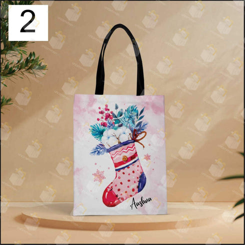 Personalised Tote Bag for Christmas