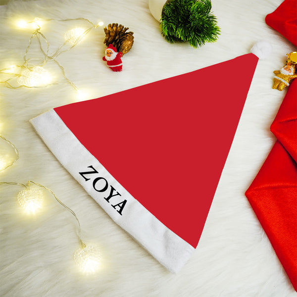 Customized Santa Hat - Uncommongifts.in