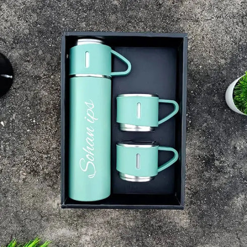 Customize Vacuum Flask Set Water Bottle - Uncommongifts.in