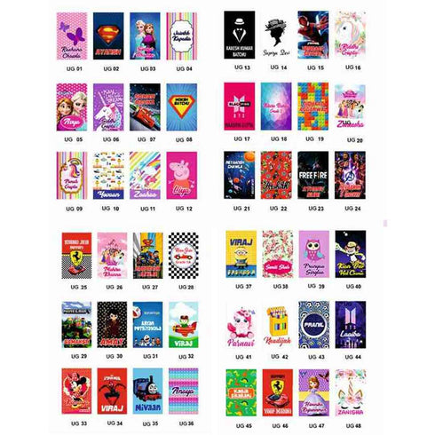 Personalised Kids Piano Folder Gift Combo