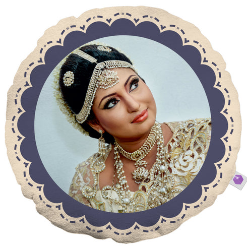 Personalised photo Rounded Cushion - Uncommongifts.in