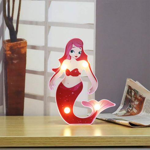 Mermaid Marquee Lamp - Uncommongifts.in