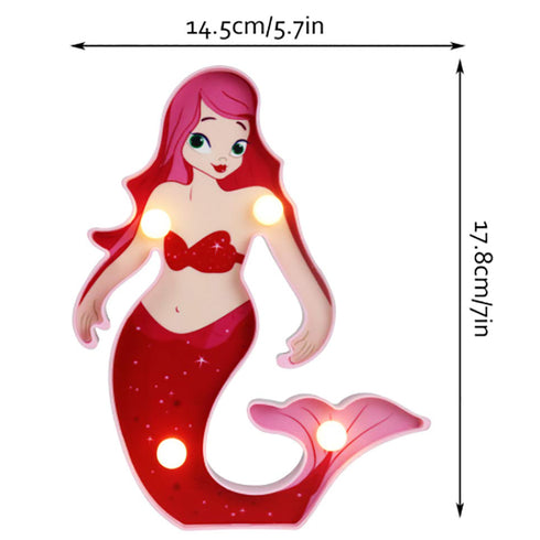 Mermaid Marquee Lamp - Uncommongifts.in