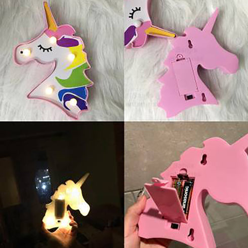 Unicorn Colorful Marquee Lamp - Uncommongifts.in