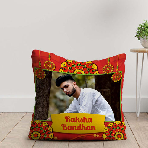 Raksha Bandhan Personalized Cushion - Uncommongifts.in