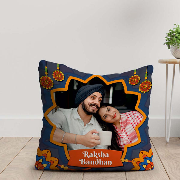 Raksha Bandhan Cushion For Rakhi - Uncommongifts.in