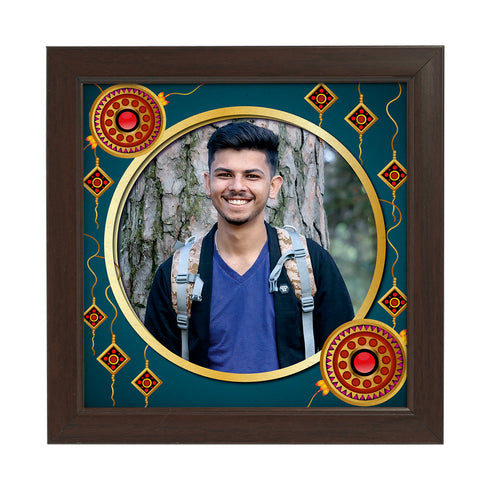 Green Background Personalized Photo Frame - Uncommongifts.in