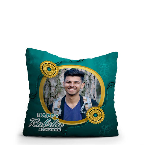 Green Personalized Cushion - Uncommongifts.in