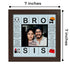 Bro Sis Personalized Photo Frame - Uncommongifts.in