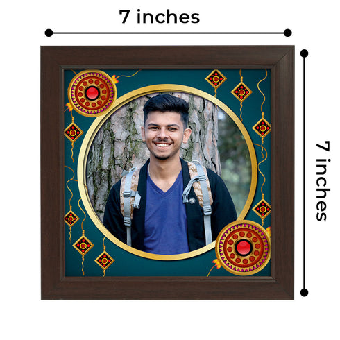 Green Background Personalized Photo Frame - Uncommongifts.in