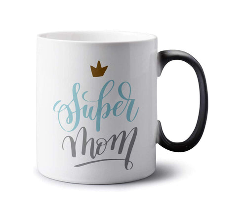 Super Mom Printed Magic Coffee Mug - Uncommongifts.in