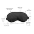 Pink Cat Eye Mask Printed Eye Mask - Uncommongifts.in