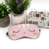 Pink Cat Eye Mask Printed Eye Mask - Uncommongifts.in