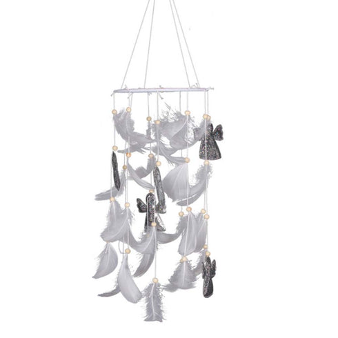 Angel Feathers LED Dreamcatcher - Uncommongifts.in