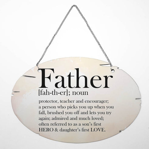 Apron, Fridge Magnet, Mug and Door Hanging Fathers Day Gift Combo - Uncommongifts.in