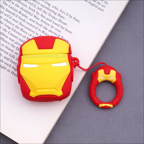 Avengers iron man airpods case - Uncommongifts.in
