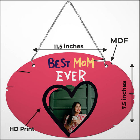 Best Mom Ever Printed Door Hanging - Uncommongifts.in