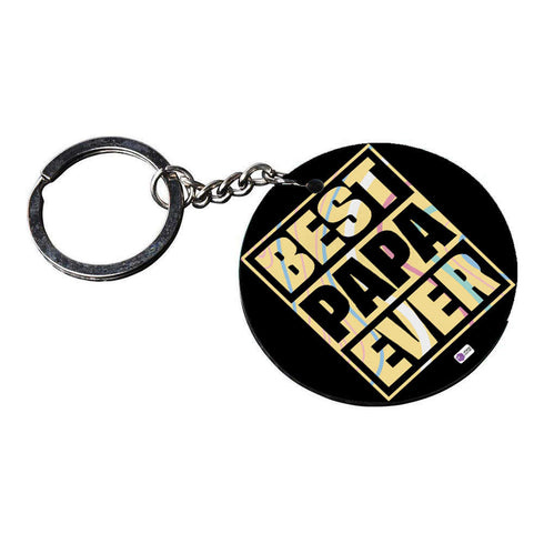 Best Papa Ever Keychain - Uncommongifts.in
