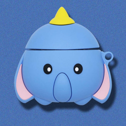 Blue Baby Elephant AirPods Case - Uncommongifts.in