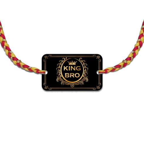 King Bro Rakhi With Card Combo - Uncommongifts.in