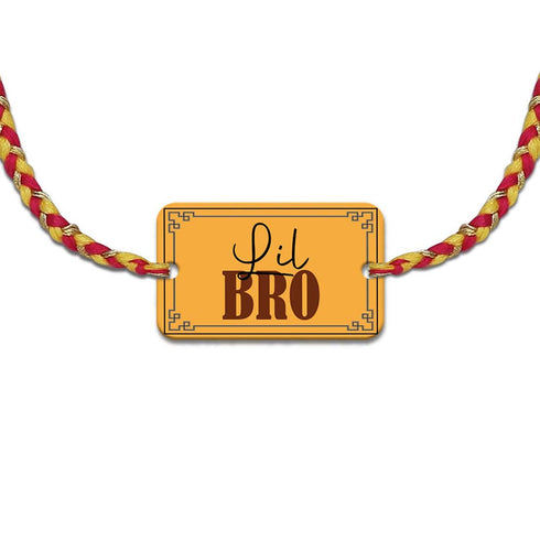 Lil Bro Rakhi With Card Combo - Uncommongifts.in