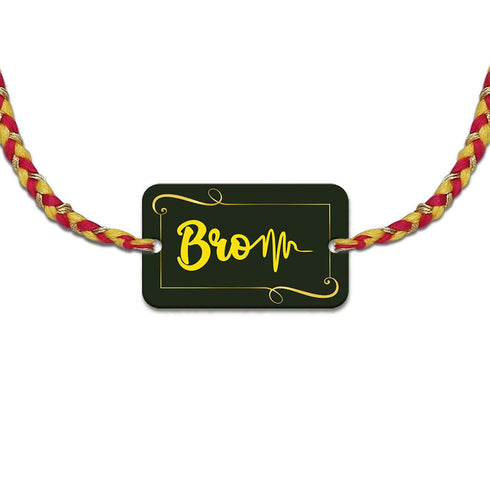Bro Rakhi Rakhi With Card Combo - Uncommongifts.in