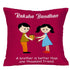 A brother is Better Than One Thousand Friend Rakhi & Cushion Combo - Uncommongifts.in