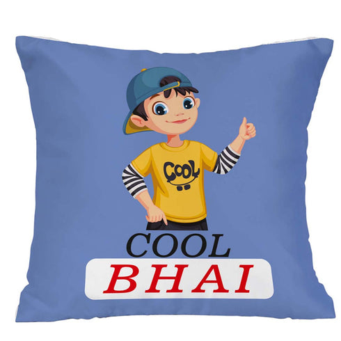 Pyara Bhai Cool Bhai Rakhi & Cushion Combo - Uncommongifts.in