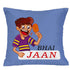 Cute Bhai Bhai Jaan Rakhi & Cushion Combo - Uncommongifts.in