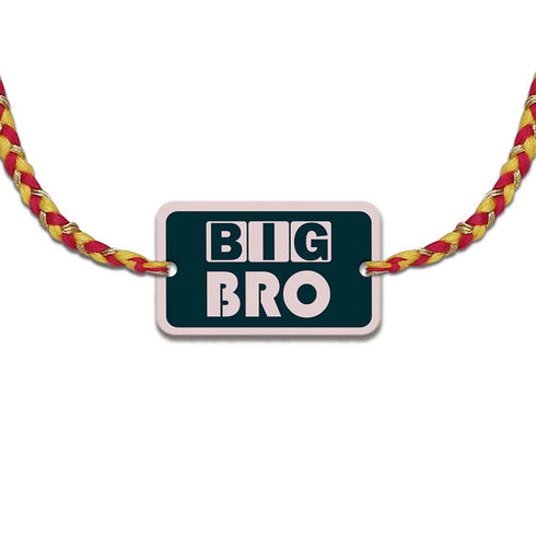 Big Bro Lil Bro Rakhi And Card Combo - Uncommongifts.in
