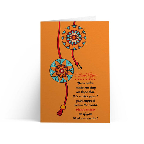 Pyari Bhabhi & Pyare Bhaiya Rakhi & Card Combo - Uncommongifts.in