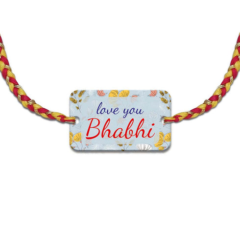 Love You Bhaia & Bhabhi Rakhi & Card Combo - Uncommongifts.in