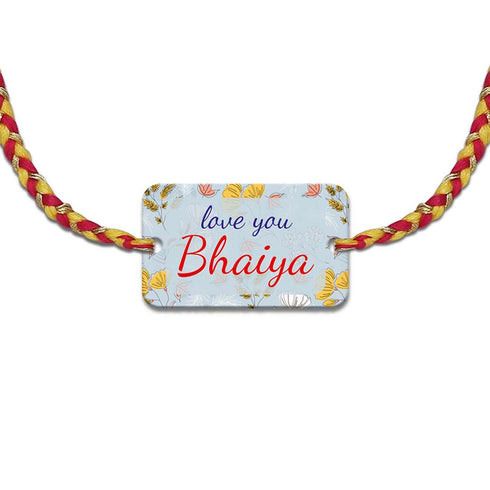 Love You Bhaia & Bhabhi Rakhi & Card Combo - Uncommongifts.in