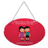 Connected By Heart Hanging With Rakhi Combo - Uncommongifts.in