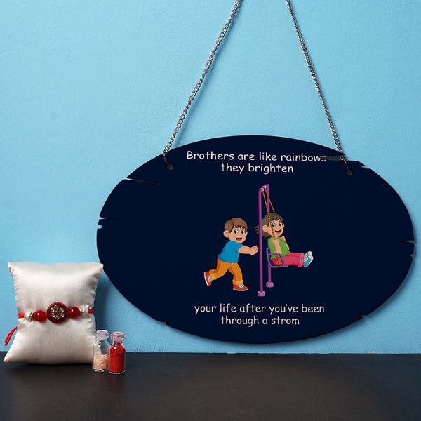 Brother Are Like Rainbow Hanging With Rakhi Combo - Uncommongifts.in